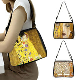 Gustav Klimt La Virgen Kiss Oil Painting Handbag
