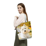 Foldable Tote Groceries Large Capacity Shoulder Bags