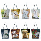 Foldable Tote Groceries Large Capacity Shoulder Bags