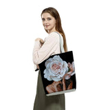 Floral Print Tote Bag for Women