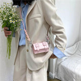 Messenger Satchel Women Shoulder Bags PU Leather Mini Crossbody