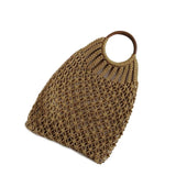 Summer Women Straw Rattan Beach Bag Hand Woven Shoulder Shopping Handbag Tote