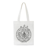 Vintage Mythical Sun Cartoon Printed Canvas Shoulder Bag