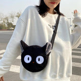 Plush Bag Ladies Shoulder Bags Crossbody Small Round Bag