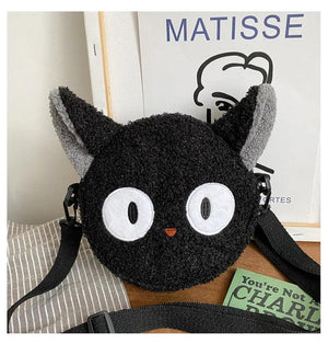 Plush Bag Ladies Shoulder Bags Crossbody Small Round Bag