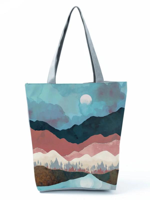 Mountain Forest Tote Bag for Women
