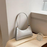 Women PU Leather Shoulder Bag Retro Zipper Hobos Casual Armpit Shopping