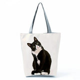 Miyahouse Owl Printed Casual Tote Large Capacity Canvas Female Shopping Bag