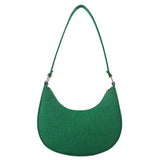 Green Chain Shoulder Pouch Mini Handbag Casual Female Underarm Bag