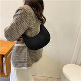 Green Chain Shoulder Pouch Mini Handbag Casual Female Underarm Bag