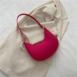 Green Chain Shoulder Pouch Mini Handbag Casual Female Underarm Bag