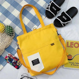 Japanese Literary Canvas Handbag