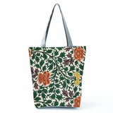 Floral Pattern Print Handbag Casual Tote Bag