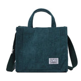 Women Small Shoulder Bag Cotton Canvas Handbag