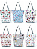 Injection Nurse ECG Pattern Handbag Eco Friendly Tote Bag