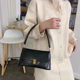 Women's Vintage Top Handle Bag, PU Leather