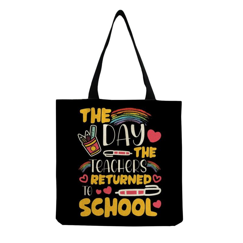 Customizable Bag School Teacher Gift High Capacity Portable Women Shoulder Bag