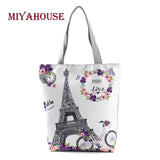 Miyahouse Candy Flower Print Shoulder Bags Female Leisure Tower Beach Bags