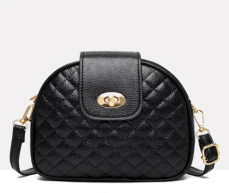 Women Bag Rhombus Handbags Shoulder Messenger Crossbody Small Round Bag