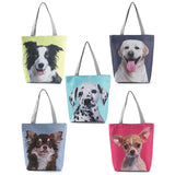 Labrador Dog Tote Bag Shoulder Bag Eco Portable Beach Bag