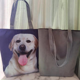 Labrador Dog Tote Bag Shoulder Bag Eco Portable Beach Bag