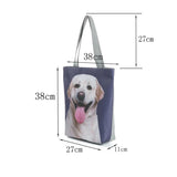 Labrador Dog Tote Bag Shoulder Bag Eco Portable Beach Bag