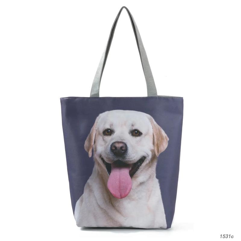 Labrador Dog Tote Bag Shoulder Bag Eco Portable Beach Bag