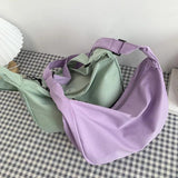 Harajuku Shoulder Bag Small Plaid Female Travel Purse Handbag