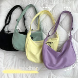 Harajuku Shoulder Bag Small Plaid Female Travel Purse Handbag