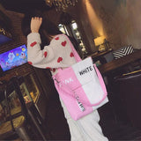 Large Capacity Canvas Women's Shoulder Bag Casual All-match Crossbody Bags
