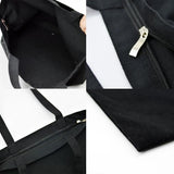 Cat Print Tote Bag for Women Foldable Canvas Handbag Eco Zipper