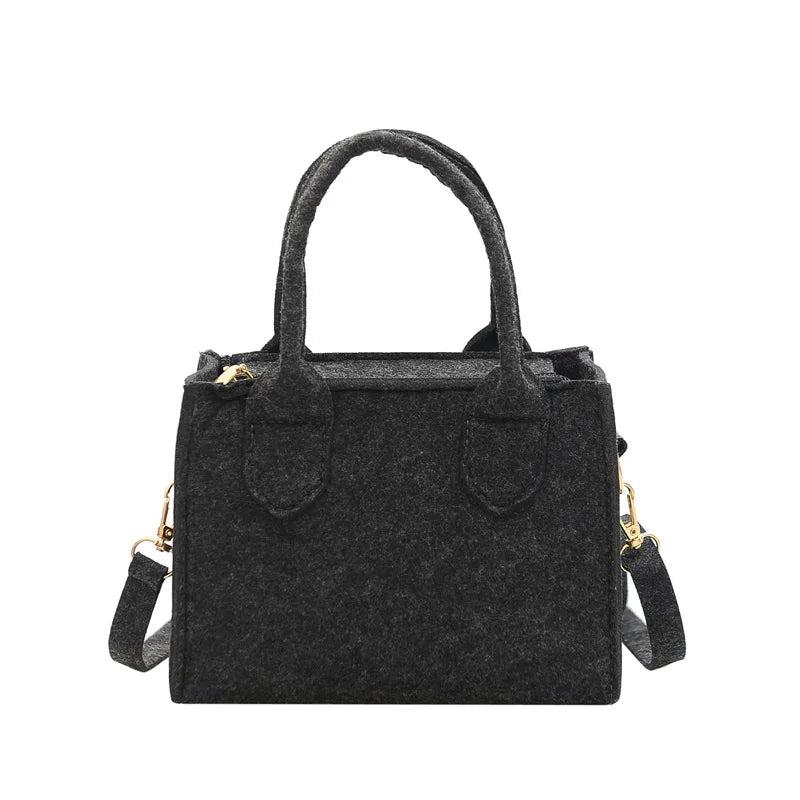 Felt Shoulder Bag Women Crossbody Handbag Tote Shopper