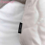 Autumn Winter Crossbody Bags Dumplings Cotton Padded Messenger Bag Solid Handbag