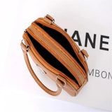 Vintage Flower Panelled Messenger Bag PU Leather