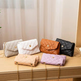 Women's Crossbody Shoulder Bag Lingge Embroidery Small Handbag