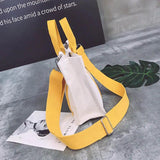 Large Capacity Solid Canvas Shopper Bag for Women