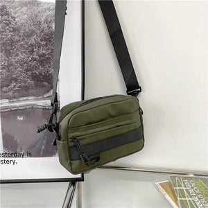Casual Men Crossbody Bags Summer Solid Unisex Shoulder Bag