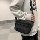 Casual Men Crossbody Bags Summer Solid Unisex Shoulder Bag