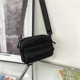 Casual Men Crossbody Bags Summer Solid Unisex Shoulder Bag