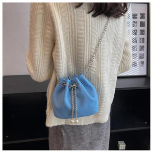 Canvas Shoulder Bag Women Crossbody Messenger Handbags Small Casual Bucket S
