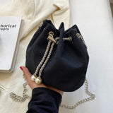 Canvas Shoulder Bag Women Crossbody Messenger Handbags Small Casual Bucket S