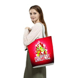 Eco Reusable Handbags All-Match Christmas Tree Women Gift Shopping Bag