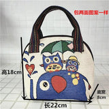 Summer Women's Handbag with Phone Pocket and Zipper Closure