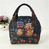 Summer Women's Handbag with Phone Pocket and Zipper Closure