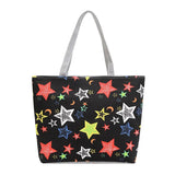 London Books Print Canvas Shoulder Bag for Women