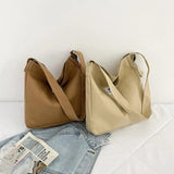 Retro Corduroy Handbag One Shoulder Large Capacity Casual Messenger Bag