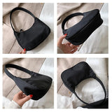 Little Bear Print Mini Shoulder Bag Woman Handbag Underarm Tote Clutch Pouch