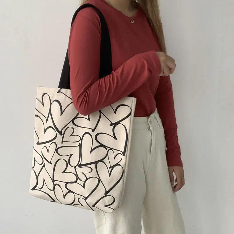 Reusable Canvas Grocery Bags Eco-friendly Tote Bag