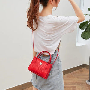 Crocodile Pattern Mini Totes Shoulder Handbag