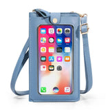 Multifunctional Messenger Bag with Transparent Touch Screen for Mobile Phones